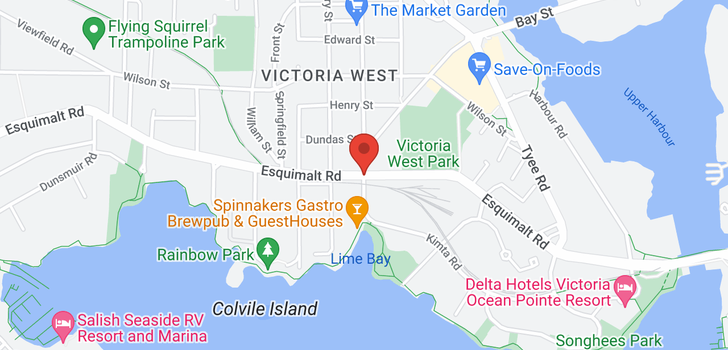 map of 401-826 Esquimalt Rd